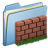 Blue Wall Icon 48x48 png